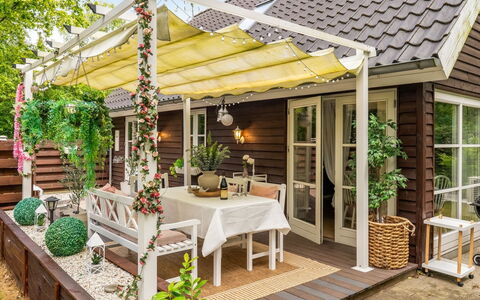 Myrra: Wood, Flowerpot, Furniture, Outdoor Furniture, Garden, Outdoor Table, Houseplant, Patio, Chair