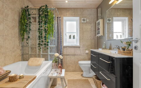 Myrra: Interior Design, Flooring, Wall, Plumbing Fixture, Sink, Bathroom, Floor, Bathroom Cabinet, Tap, Toilet