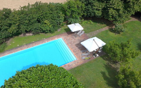 Villa Dorina: Swimming Pool, Resort, Leisure, Outdoor Furniture, Thermae, Garden, Shade, Eco Hotel, Landscaping, Hacienda