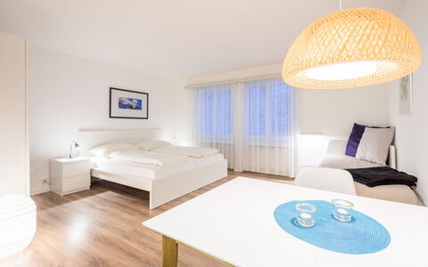 Val Signina 2-9: Furniture, Interior Design, Bed, Floor, Flooring, Wood, Ceiling, Bedroom, Room, Textile