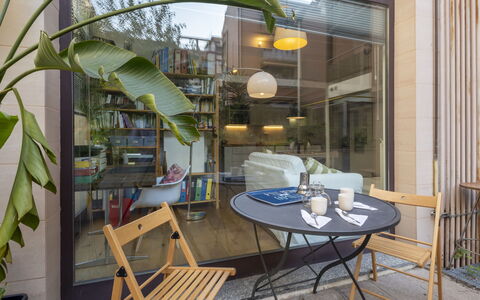 Nolo Garden Loft: Apartment, Architecture, Residential Area, Condominium, Composite Material, Urban Design, Balcony, Mixed-Use, Shade