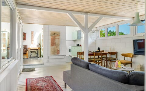 Milo - 200M to the Fjord: Flooring, Interior Design, Wood, Ceiling, Floor, Wood Flooring, Furniture, Couch, Room, Living Room