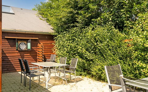 Sonsee - 300M to the Fjord: Shrub, Furniture, Outdoor Furniture, Outdoor Table, Chair, Shade, Garden, Wood Stain, Backyard, Yard