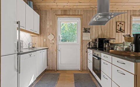 Laris - from the Sea: Kitchen, Kitchen Appliance, Flooring, Major Appliance, Wood, Countertop, Interior Design, Cabinetry, Floor, Ceiling