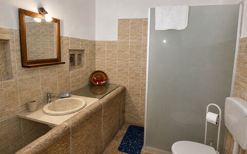 Antica Cascina 191: Plumbing Fixture, Wall, Flooring, Bathroom Sink, Bathroom, Floor, Interior Design, Sink, Tap, Plumbing