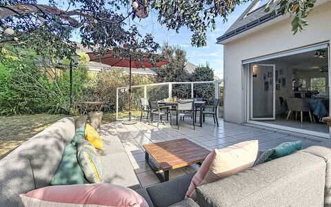 Armorique: Furniture, Chair, Shrub, Home, Garden, Outdoor Furniture, Shade, Landscaping, Backyard, Yard