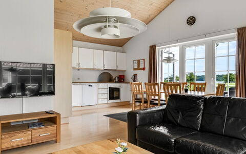 Askatla - 50M to the Fjord: Interior Design, Furniture, Couch, Flooring, Ceiling, Wood, Floor, Living Room, Room, Light Fixture