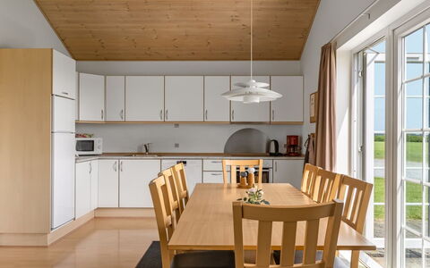 Askatla - 50M to the Fjord: Furniture, Flooring, Interior Design, Wood, Floor, Ceiling, Chair, Kitchen & Dining Room Table, Light Fixture, Dining Room
