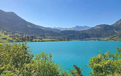 Ferienwohnung Enzian: Blue, Water Resources, Water, Body Of Water, Mountainous Landforms, Natural Landscape, Hill, Mountain, Summer, Bank