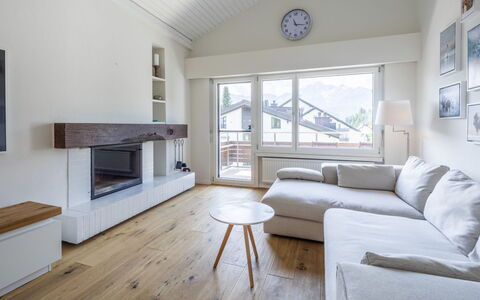 Casa Curnera 8: Interior Design, Furniture, Flooring, Floor, Couch, Wood, Ceiling, Wood Flooring, Living Room, Room