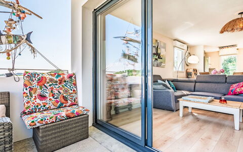 Alturan: Furniture, Kitchen & Dining Room Table, Chair, Floor, Sea, Balcony, Ocean, Resort, Eco Hotel, Dining Room