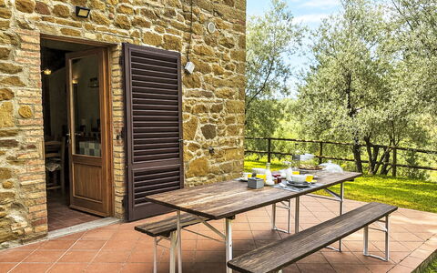 La Camporena: Furniture, Kitchen & Dining Room Table, Chair, Floor, Sea, Balcony, Ocean, Resort, Eco Hotel, Dining Room