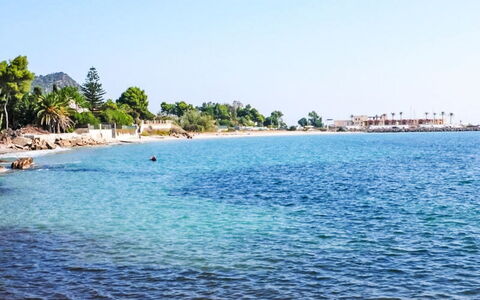 Villetta Luisa: Furniture, Kitchen & Dining Room Table, Chair, Floor, Sea, Balcony, Ocean, Resort, Eco Hotel, Dining Room