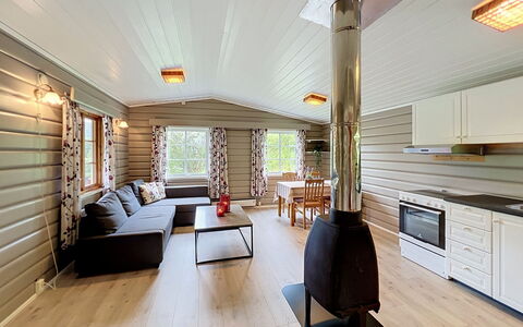 Vasselbu: Furniture, Kitchen & Dining Room Table, Chair, Floor, Sea, Balcony, Ocean, Resort, Eco Hotel, Dining Room