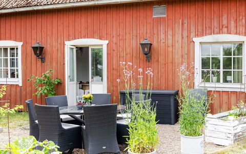 Onsjö: Furniture, Kitchen & Dining Room Table, Chair, Floor, Sea, Balcony, Ocean, Resort, Eco Hotel, Dining Room