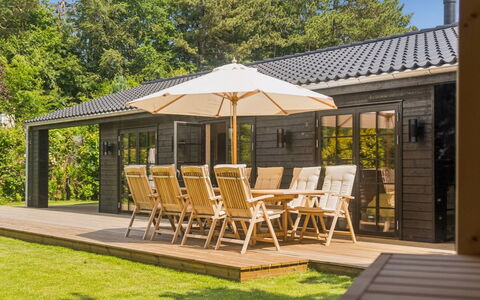 Elaina - 550M from the Sea: Wood, Outdoor Furniture, Roof, Home, Cottage, Outdoor Table, Deck, Garden, Shade, Hardwood
