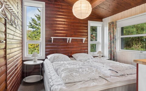 Vilmar - 450M from the Sea: Wood, Ceiling, Interior Design, Home, Furniture, Bedroom, Bed, Floor, Flooring, Wood Stain