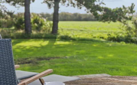Vilmar - 450M from the Sea: Furniture, Outdoor Furniture, Chair, Outdoor Table, Sunlight, Garden, Wicker, Lawn, Shade