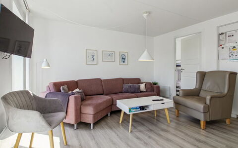 Majvi - 2.3Km from the Sea: Furniture, Interior Design, Flooring, Floor, Couch, Wall, Living Room, Wood, Room, Ceiling