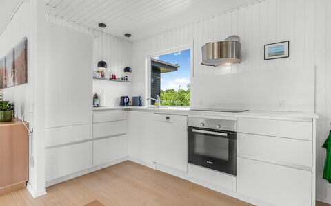 Tabetha - 800M from the Sea: Flooring, Interior Design, Wood, Floor, Kitchen Appliance, Countertop, Kitchen, Cabinetry, Ceiling, Wood Flooring