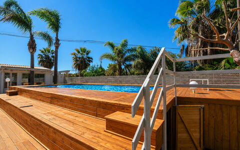 Le Vele della Contea: Swimming Pool, Resort, Composite Material, Leisure, Eco Hotel, Deck, Plank, Hardwood, Wood Flooring