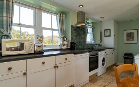 Strathnoon: Kitchen, Kitchen Appliance, Interior Design, Cabinetry, Countertop, Flooring, Furniture, Major Appliance, Ceiling, Room