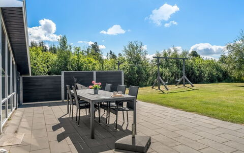 Esalina - 800M from the Sea: Outdoor Furniture, Furniture, Chair, Shade, Garden, Outdoor Table, Deck, Landscaping, Hardwood, Patio