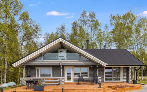 Villa Praava B: Wood, Cottage, Home, Siding, Lumber, Log Cabin, Porch, Hardwood, Garden Buildings, Plank