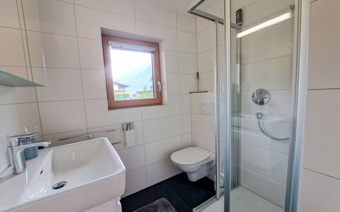 Achenkirch 622: Flooring, Interior Design, Floor, Plumbing Fixture, Bathroom Sink, Ceiling, Room, Bathroom, Sink, Plumbing