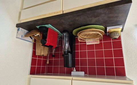 Haus Valentin: Flooring, Floor, Interior Design, Room, Tile, Wood Stain, Shelving