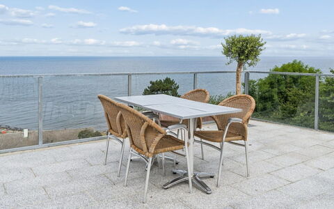 Görel - 250M from the Sea: Furniture, Outdoor Furniture, Chair, Outdoor Table, Sea, Shade, Coast, Balcony, Ocean, Deck