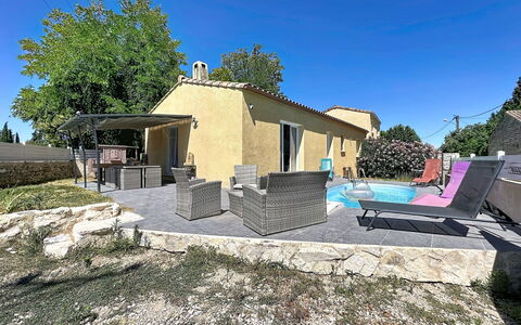 Villa des Amoureux: Home, Cottage, Shade, Estate, Concrete, Backyard, Landscaping, Yard, Chair, Outdoor Furniture