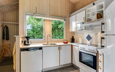 Ljubinko - 300M from the Sea: Wood, Kitchen, Interior Design, Ceiling, Kitchen Appliance, Countertop, Major Appliance, Room, Home, Home Appliance