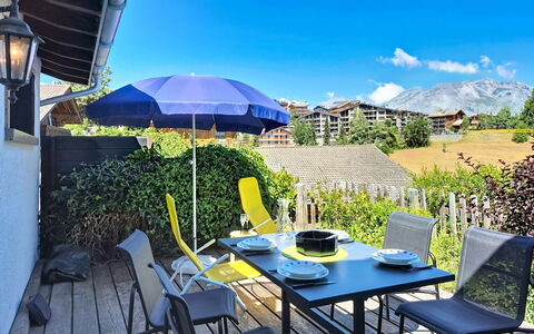 Balcon du Ciel 1: Furniture, Chair, Outdoor Furniture, Table, Outdoor Table, Kitchen & Dining Room Table, Shade, Coffee Table, Garden, Patio