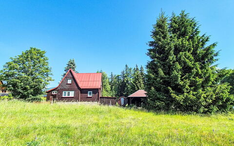 Golden View: Tree, Grass, House, Home, Cottage, Land Lot, Roof, Rural Area, Plain