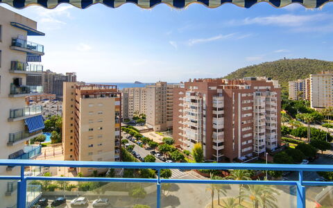 Cala del Vent: Mountain Range, Balcony, Mountain Village
