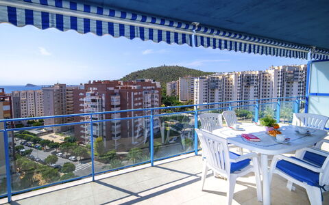 Cala del Vent: Mountain Range, Balcony, Mountain Village