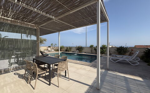 A Casa di Gio: Furniture, Outdoor Furniture, Chair, Floor, Shade, Composite Material, Resort, Eco Hotel, Swimming Pool, Outdoor Structure