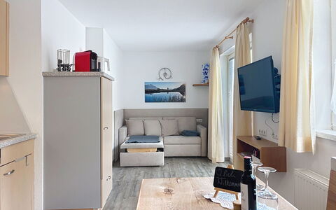 Pettneu am Arlberg 662: Furniture, Interior Design, Apartment, Floor, Room, Chair, Living Room, Couch, Wood Stain