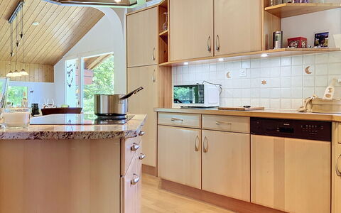 Les Paccots 603: Countertop, Kitchen, Interior Design, Flooring, Kitchen Appliance, Wood, Furniture, Cabinetry, Floor, Ceiling