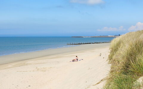 Villa la Coquille: Blue, Water, Beach, Body Of Water, Natural Environment, Coast, Horizon, Coastal And Oceanic Landforms, Sea