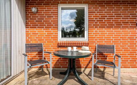 Aagot - 250M from the Sea: Furniture, Interior Design, Chair, Outdoor Furniture, Natural Material, Shade, Outdoor Table, Design, Restaurant, Kitchen & Dining Room Table
