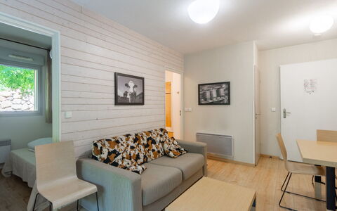 Les Chalets D'Ax: Interior Design, Flooring, Furniture, Wood, Floor, Room, Ceiling, Couch, Living Room, Home