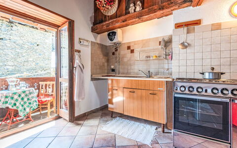 Les Combes 6: Wood, Home, Door, Cottage, Kitchen, Wood Stain, Hardwood, Countertop, Log Cabin, Tile