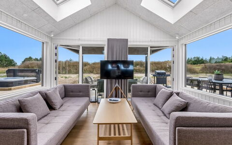 Tayara - 900M from the Sea: Wood, Home, Floor, Couch, Ceiling, Living Room, Hardwood, Wood Flooring, Wood Stain