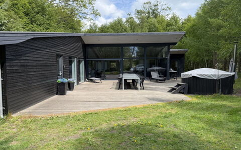 Nakke - 900M from the Sea: Wood, Home, Roof, Cottage, Shade, Door, Siding, Garden Buildings, Backyard, Yard