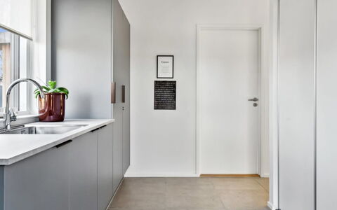 Constance - 900M from the Sea: Flooring, Wood, Floor, Interior Design, Ceiling, Door, Cabinetry, Room, Apartment, Wood Flooring