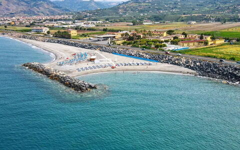 Baia di Tempsa Beach and Sea: Body Of Water, Coast, Beach, Coastal And Oceanic Landforms, Shore, Sea, Tourist Attraction, Ocean, Bay, Tropics