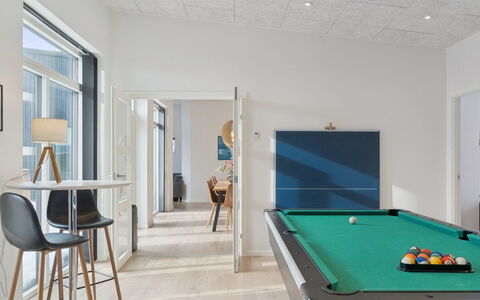 Hubertina - 900M from the Sea: Interior Design, Flooring, Floor, Wall, Ceiling, Wood, Light Fixture, Furniture, Lighting, Room