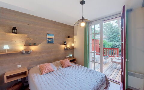 Beau Séjour: Furniture, Interior Design, Wood, Flooring, Floor, Ceiling, Bedroom, Room, Home, Bed